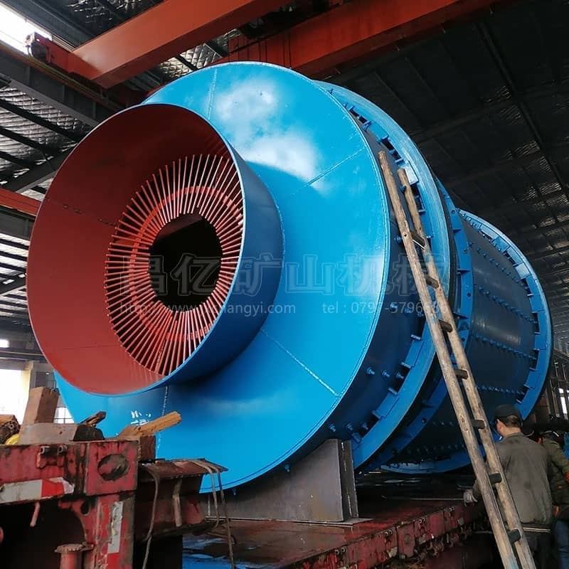 RXT3460圆筒洗矿机-聚氨脂衬板-无筛分段