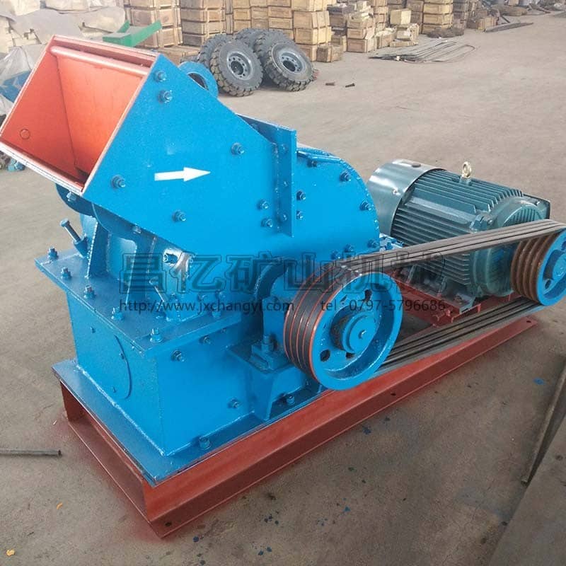 锂云母破碎机 玄武岩建筑垃圾混凝土锤式破碎机