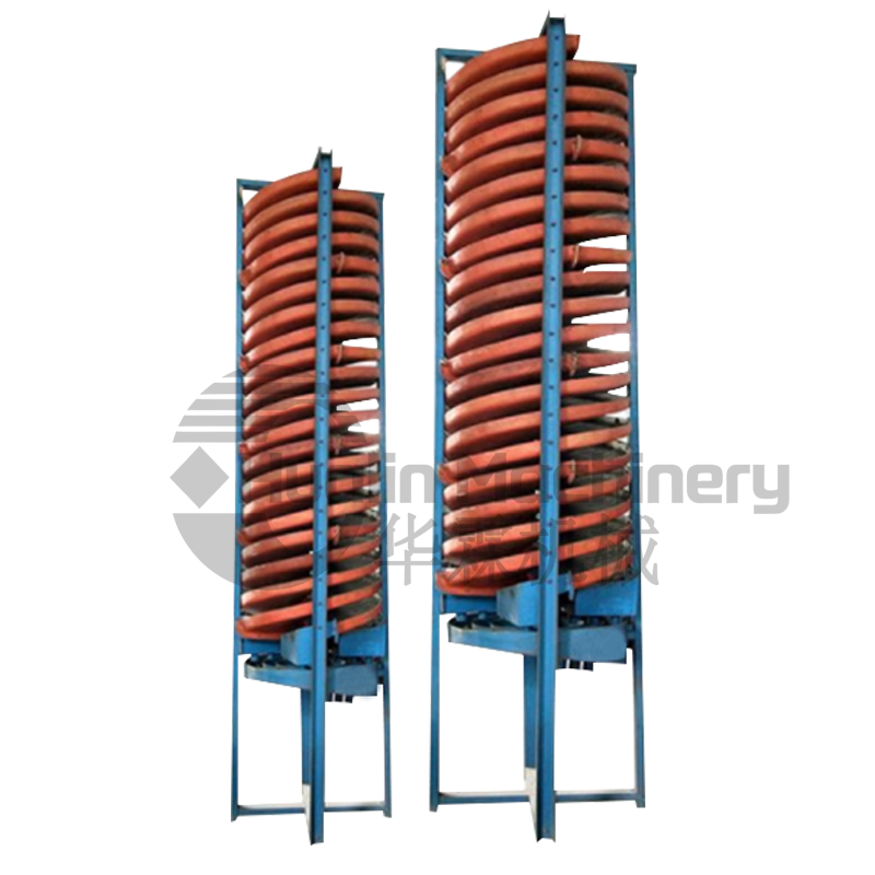 螺旋溜槽分选高岭土中三氧化二铁的工艺流程