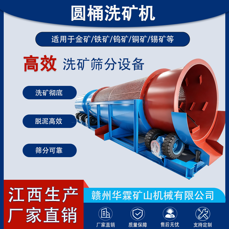 滚筒洗矿机