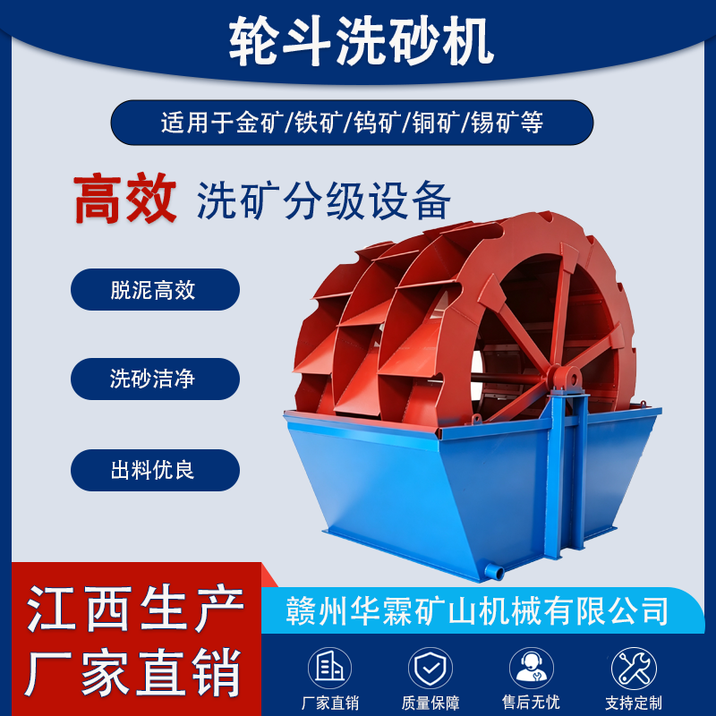 轮斗洗砂机